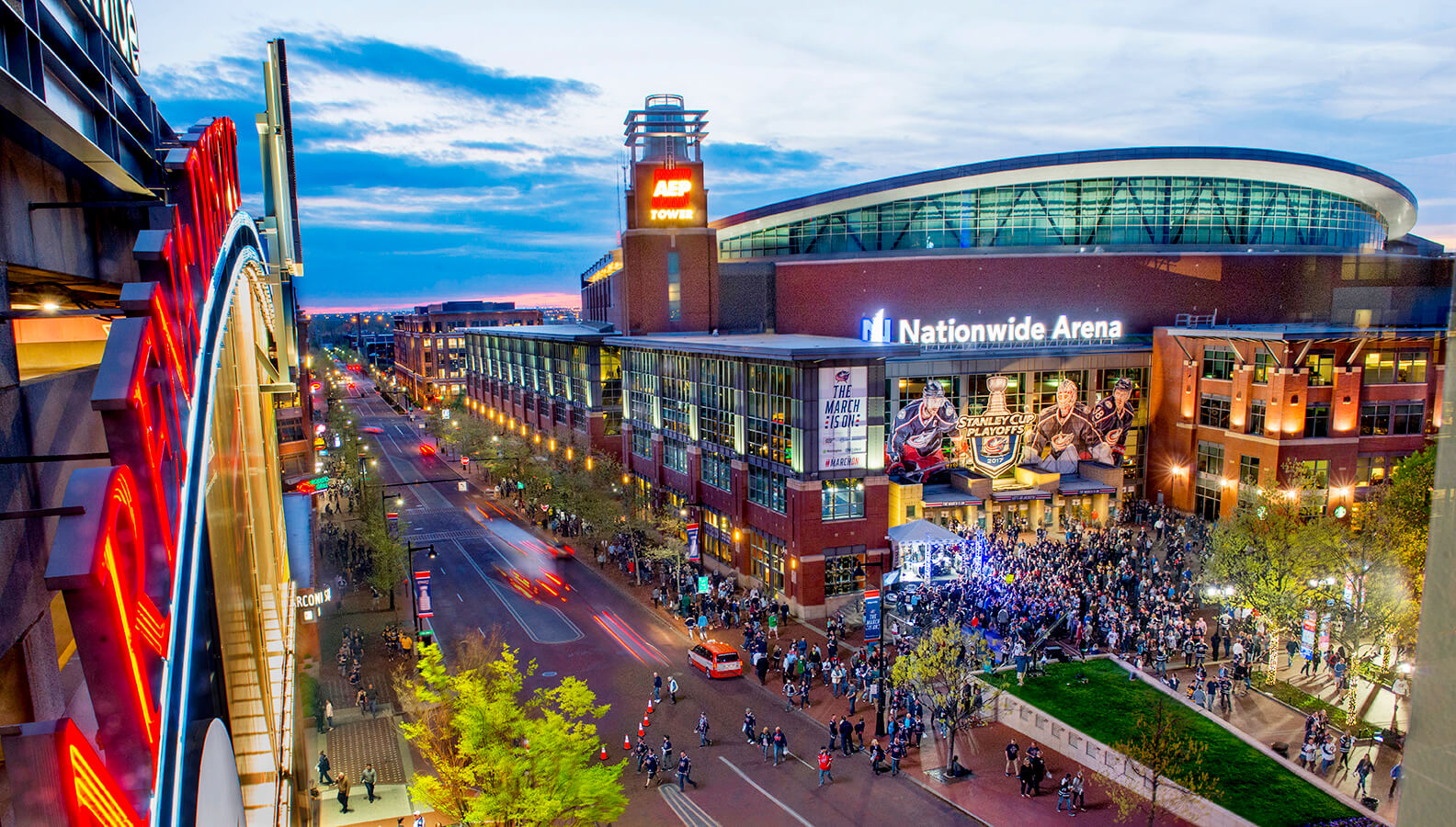 Nationwide Arena, Columbus Blue Jackets, Playoff Game, Columbus Ohio