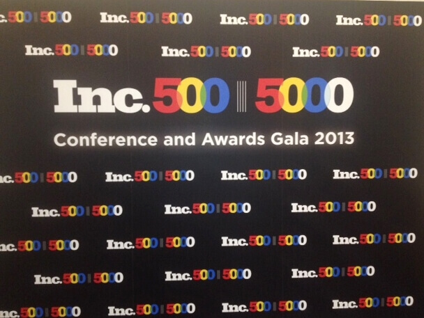 Image of the Inc. 500 conference sign